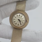 Vintage Timex Dome Ufo Shaped Wrist Watch New Battery Retro Gold Tone Mesh Band Pre-owned. Price: $85.00.