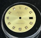 Rolex Date 34MM Watch Custom Champagne Diamond Dial For Models 15000 15233 15203 Pre-owned. Price: $395.00.
