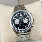 Seiko Essentials SSB427 Blue Dial Stainless Steel Men's Quartz Watch New/box. Price: $195.20.