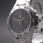 Tag Heuer Kirium CL2110 Chronograph Black Dial 41MM Men's Automatic Watch U213 Pre-owned. Price: $729.99.