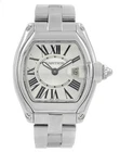 Cartier Roadster 2675 W62016V3 Date Silver Dial Steel 31MM Ladies' Quartz Pre-owned. Price: $3320.25.