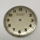 Vintage 26.5MM Galmor Silver Military Wrist Watch Dial Only Pre-owned. Price: $15.00.