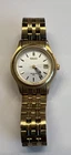 Vintage Seiko Sports 50 Quartz Gold Tone Watch White Dial Date 7N82-0349 Pre-owned. Price: $55.00.