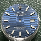 Rolex Mens Datejust Custom Blue Motif Index Dial For Models 16014 & 116234 Pre-owned. Price: $450.00.