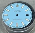 Rolex Datejust Ii 41MM Custom Light Blue Lume Dial For Model 116333 & 116303 Pre-owned. Price: $650.00.