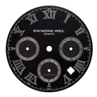 Raymond Weil Chronograph 32MM Black Roman Dial 7260-ST-00208 Pre-owned. Price: $99.00.