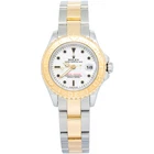 Rolex Yacht-master 169623 Automatic 18K Two Tone Oyster White Dial Women's 29MM Pre-owned. Price: $6495.00.