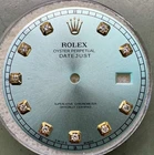 Rolex Datejust Ii 41MM Custom Ice Blue Diamond Dial For Models 116333 & 116303 Pre-owned. Price: $750.00.