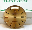 Factory Genuine Rolex Day Date Oyster Perpetual Mens Non-numeric Gold Watch Dial Pre-owned. Price: $330.00.