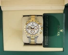 2020 Rolex Daytona 116503 White Dial Tt 18KT Oyster With Papers 40MM Pre-owned. Price: $20500.00.