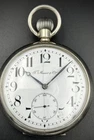 T. Moser &co Vintage Pocket Watch 55MM Mechanical Swiss White Dial Serviced Pre-owned. Price: $249.00.