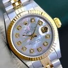 Rolex Datejust Two-tone White Mop Diamond Dial 14KY Fluted Jubilee 26MM Watch Pre-owned. Price: $4995.00.