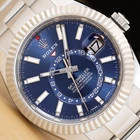 2023 Card Rolex Mens Blue Sky-dweller 326934 42MM 18K Gold Bezel Oyster Watch Pre-owned. Price: $21590.00.