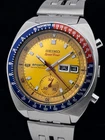 Seiko Pogue Yellow Dial Speed Timer 6139-6000 Automatic Chronograph Restored Pre-owned. Price: $910.00.