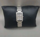 Women's Citizen Eco-drive Diamond Watch Japan Movement Water Resist Silver Tone Pre-owned. Price: $50.00.