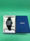 Seiko Mens 5M65-0AB0 Kinetic Divers Watch Black Stainless Pvd/date Gmt Perfect Pre-owned. Price: $284.99.