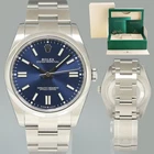 Mint 2021 Rolex Oyster Perpetual 41MM Blue Stick Watch 124300 Box Pre-owned. Price: $9587.05.