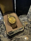 Seiko Vintage Men Quartz Watch Gold Tone Presidential 7N43 812L With Case New. Price: $225.00.