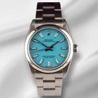 Rolex Oyster Perpetual 31MM Stainless Steel Baby Blue Dial Watch Ref 77080 Pre-owned. Price: $4488.75.