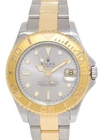 Rolex Yacht-master 18K Yellow Gold/steel Slate Dial Ladies 35MM Watch 68623 Pre-owned. Price: $9850.00.