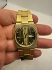 Vintage Men Seiko 5 Automatic Watch Gold 21 Jewels 1970S Original Bracelet Pre-owned. Price: $235.00.