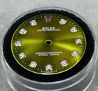 Rolex 34MM No Date Watch Custom Olive Diamond Dial For Vintage Model 14200 14000 Pre-owned. Price: $395.00.