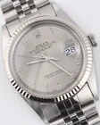 Rolex Datejust 16014 Light Gray Eastern Arabic Dial 36MM Watch 18K Gold / Steel Pre-owned. Price: $5850.00.