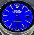 Rolex Mens Datejust Blue Stick Marker Dial Models 16013 16233 16203 Refinished Pre-owned. Price: $395.00.
