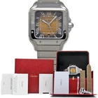 Cartier Santos Large Brown Dial WSSA0064 4072 Stainless Steel Unworn 2024 #CA104 New. Price: $10045.00.