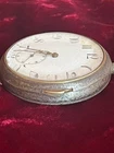 Swiss Quarter Repeating Lever Brevet Pocket Watch Gunmetal + Gold Initials Usato. Price: $455.36.