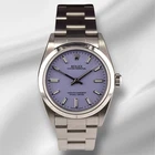 Rolex Oyster Perpetual 31MM Stainless Steel Lavender Dial Watch Ref 77080 Pre-owned. Price: $4346.25.