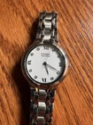 Citizen Eco Drive Women Watch Stainless Steel Band Water Resistant Pre-owned. Price: $49.99.