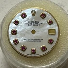 Rolex Ladies Datejust/president Custom Mop Ruby Dial For Models 69173 69178 Pre-owned. Price: $395.00.