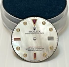 Rolex Yachtmaster Custom Mop Diamond & Ruby Marker Dial For 16623 16628 Pre-owned. Price: $540.00.