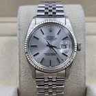 Rolex Datejust 36MM Oyster Perpetual 18K White Gold Steel Silver Dial 16014 Pre-owned. Price: $5499.00.