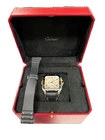 Cartier Santos De Chronograph WSSA0017 Pre-owned. Price: $8700.00.