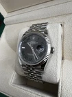 Rolex Datejust Wimbledon 18K Steel Jubilee Fluted 36MM Watch 126234 Full Set Pre-owned. Price: $13495.00.